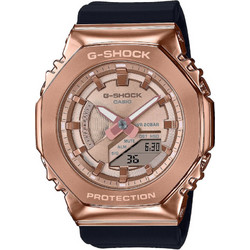 Casio G-Shock Ανδρικό Ρολόι με Ροζ Χρυσό Καουτσούκ Λουράκι GM-S2100PG-1A4ER
