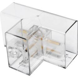 GLOBOSTAR(R) HEXON GLB-101-0091 Σύνδεσμος T AC 220-240V IP20 - Διάφανο - Μ7 x Π4.5 x Υ4cm