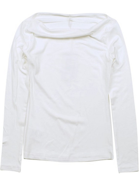 Γυναικεία μπλούζα λεπτή Online Cowl Neck εκρού