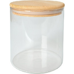 ΔΟΧΕΙΟ BOROSILICATE ΣΤΡΟΓΓ. ΜΕ ΚΑΠΑΚΙ ΜΠΑΜΠΟΥ 650ML 10X12,7ΕΚ ΣΕΤ 6τμχ - ESPIEL - DOP211K6