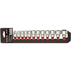 Καρυδάκια πολύγωνα 3/8 σετ 12 τεμαχίων FORCE 3128-9 (3128-9)