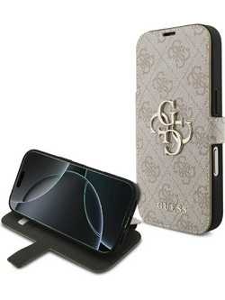 Guess Book 4G Metal Logo Θήκη Pink (iPhone 18 Pro / 17 Pro)