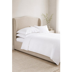 Kipper Σεντόνι 160x260cm 50% Βαμβάκι 50% Πολυεστέρας White Percal 160 Κλωστών