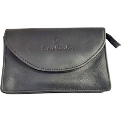 PIERRE CARDIN καπνοσακουλα απο δερμα σε μαυρο χρωμα 99409