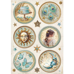 Stamperia Ριζόχαρτο Decoupage A4 (21X29,7cm) 6 Rounds