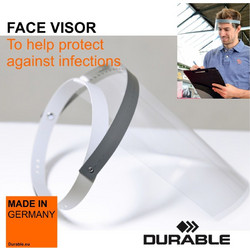 ΑΣΠΙΔΑ ΠΡΟΣΤΑΣΙΑΣ ΠΡΟΣΩΠΟΥ 25cm DURABLE FACE VISOR