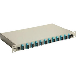 Equip 1u Κουτί Συγκόλλησης Οπτικών Ινών 12 Θυρών Sc-duplex Om3 Μαύρο