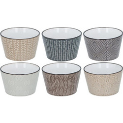 Μπώλ κεραμικο 6χρώματα 520ml/13 x 8,3 cm - Plastona