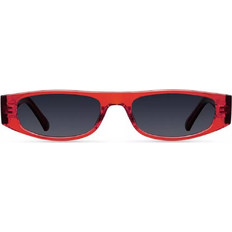 Meller Ife Scarlet Red Γυναικεία Γυαλιά Ηλίου Ορθογώνια Κοκάλινα Κόκκινα με Μαύρο Polarized Φακό