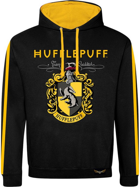Harry Potter Hooded Sweater Property of Hufflepuff Size S