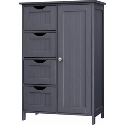 Vasagle Ντουλάπι Μπάνιου Δαπέδου Ξύλινο 55x30x82cm LHC41GY