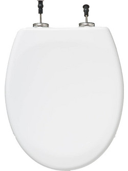 5Five Simply Smart Καπάκι Λεκάνης Οβάλ Πλαστικό Λευκό 45x37.5cm 174588