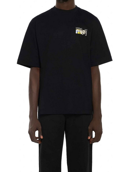 Off-White T-shirt Industrial Arrow relaxed skate fit μαύρο βαμβακερό
