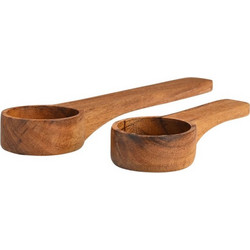 ESTIA ΞΥΛΙΝΗ ΜΕΖΟΥΡΑ ΚΟΥΖΙΝΑΣ ALLURE 16,7CM &10CM ΣΕΤ