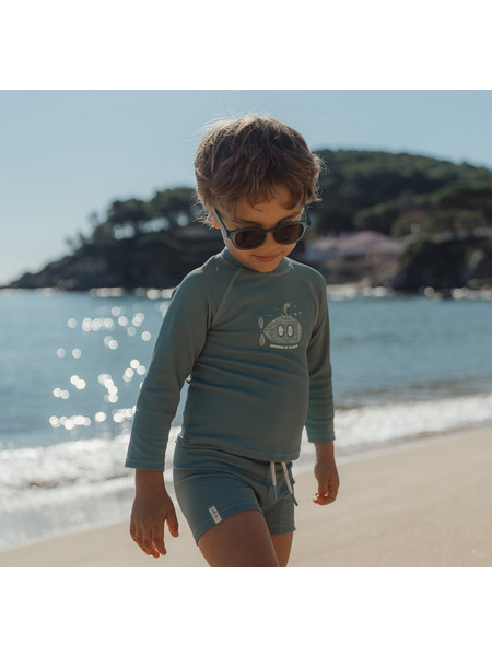 Little Dutch Αντηλιακό UV Βρεφικό Μαγιό Μπλούζα Ocean Green LD-CL26030309