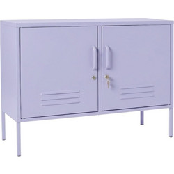STEELEN COLOR Μεταλλικός Μπουφές/ Έπιπλο Εισόδου 100x40x70cm Πάχους 0.4mm Εσωτερικού Χώρου με Πόδια Lilac