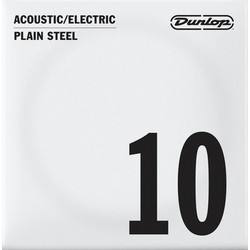Dunlop Χορδή Ηλεκτρικής / Ακουστικής Κιθάρας Plain Steel 10"