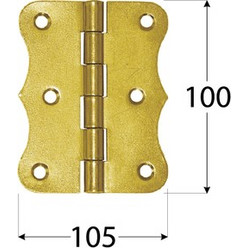 Μεντεσές πόρτας Μεντεσές 100 x 105mm