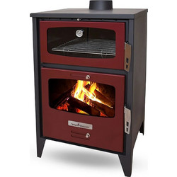 Starstoves ST 220 Red Ατσάλινη Ξυλόσομπα με Φούρνο 16kW