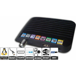 iNET Mini Wizard Δορυφορικός Αποκωδικοποιητής HD DVB-S / DVB-S2 με PVR & Wi-Fi
