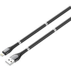 LDNIO ΚΑΛΩΔΙΟ ΦΟΡΤΙΣΗΣ LS511 ΜΕ ΜΑΓΝΗΤΕΣ, MICRO USB, ΜΑΥΡΟ