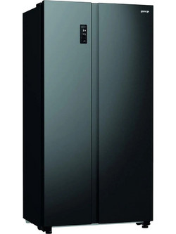 Gorenje NRR9185EABXLWD Ψυγείο Ντουλάπα 547lt No Frost Υ178.6xΠ91.5xΒ67cm Μαύρο