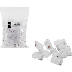 Cablexpert PLUG3UP6/100 wire connector 1 Transparent PLUG3UP6/100