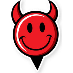 World Industries Devilman Head Die Out- 1 Aυτοκόλλητo