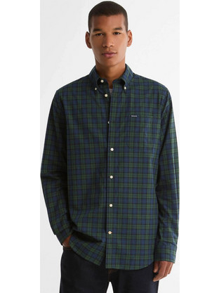 Barbour Ανδρικό Πουκάμισο Καρό Μπλε MSH5875BL33