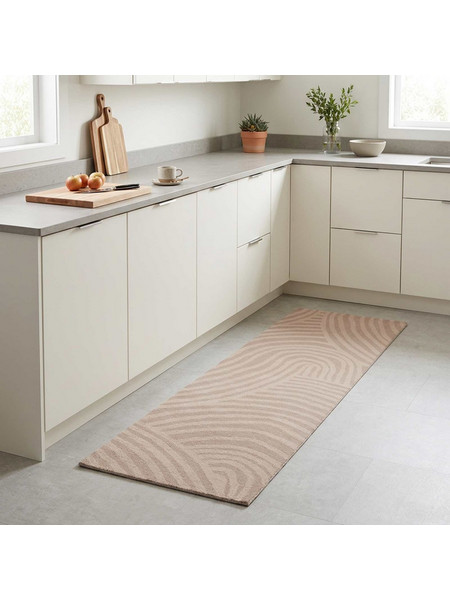 Χαλί Κουζίνας γκρι-καφέ σκανδιναβικό 180 x 60 cm 42045747