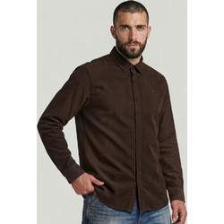 G-Star RAW Ανδρικό Πουκάμισο Βαμβακερό Μακρυμάνικο Κανονική Γραμμή Καφέ D25196-D751-D311
