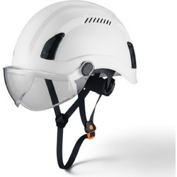 ACTIVE GEAR Κράνος Εναερίτη ABS Λευκό HD5VG VENTED+VISOR ACTIVE GEAR (008404)