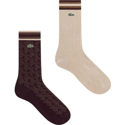 Lacoste Ανδρικές Κάλτσες Καφέ 2Pack RA9244-WIU