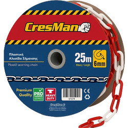 Αλυσίδα πλαστική 25m x 8mm Cresman