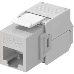 GOOBAY Keystone Module RJ45 CAT 6A UTP 90693, Γκρι