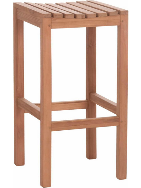 ΣΚΑΜΠΟ ΜΠΑΡ NIKOL HM18109 ΞΥΛΟ ΤΕΑΚ ΣΕ ΦΥΣΙΚΟ 40x40x77Υεκ