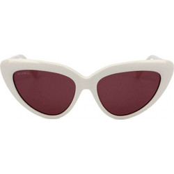 Max & Co MO0047 21S Γυναικεία Γυαλιά Ηλίου Cat Eye Κοκάλινα Άσπρα με Ροζ Polarized Φακό