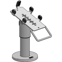 SpacePole Βάσεις TV PAX A35 DuraTilt SP1 120mm με χειρολαβή Μαύρο