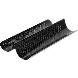 Φόρμα ψησίματος Kaiser για μπαγκέτες CrispTec Inspiration διάτρητη 40 x 20 cm για 2 μπαγκέτες