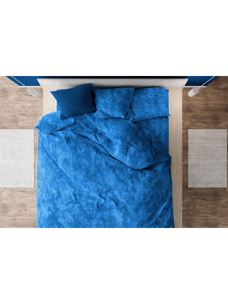 Πάπλωμα Premium Shadow 631 220X240 Electric Blue 100% Cotton Dimcol