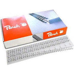 Αξεσουάρ Βιβλιοδεσίας Peach 3:1 Easy-Wire 34 loop A4 8mm Silver