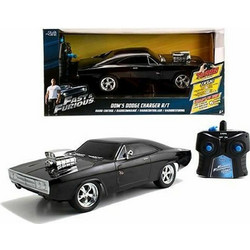 Jada Fast & Furious Dom's Dodge Charger Τηλεκατευθυνόμενο Αυτοκίνητο 1:24