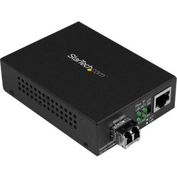 Network Switch StarTech.com Gigabit Ethernet Fiber Optic Media Converter - 850nm MM LC - 500m