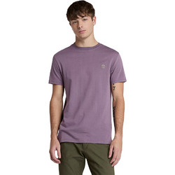 Timberland Ανδρική Κοντομάνικη Μπλούζα Μώβ A2BPR-ENX Purple