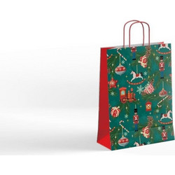 Next χάρτινη τσάντα Xmas Journey Υ35x26x12εκ