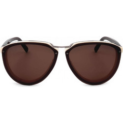 Marni ME607S 109 Ανδρικά Γυαλιά Ηλίου Aviator Κοκάλινα Μεταλλικά Μαύρα με Καφέ Polarized Φακό