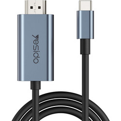 Yesido Καλώδιο HDMI to USB-C 2m Blue 4K 60Hz HM10