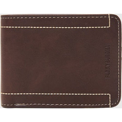 Funky Buddha ανδρικό δίπτυχο πορτοφόλι καφέ FBM014-029-10-BROWN