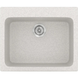 Sanitec Classic 331 Υποκαθήμενος Νεροχύτης Γρανίτη Ματ Metallic Ice 60x50cm