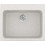 Sanitec Classic 331 Υποκαθήμενος Νεροχύτης Γρανίτη Ματ Metallic Ice 60x50cm